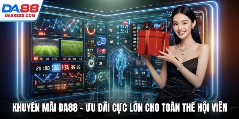 Khuyến Mãi DA88 – Ưu Đãi Cực Lớn Cho Toàn Thể Hội Viên