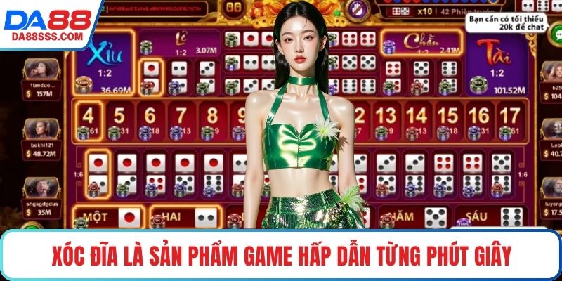 Xóc đĩa là sản phẩm game hấp dẫn từng phút giây